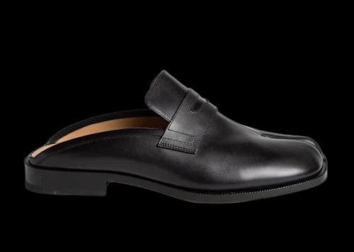 Maison Margiela Men Tabi Loafer Mule Black