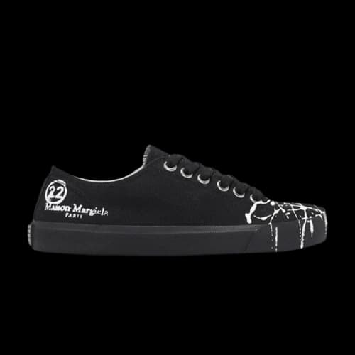 Maison Margiela Tabi 'Paint Splatter - Black' (Women's)