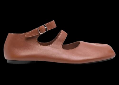 Maison Margiela Tabi Ballerina Double Strap Flats Nutmeg (Women's)