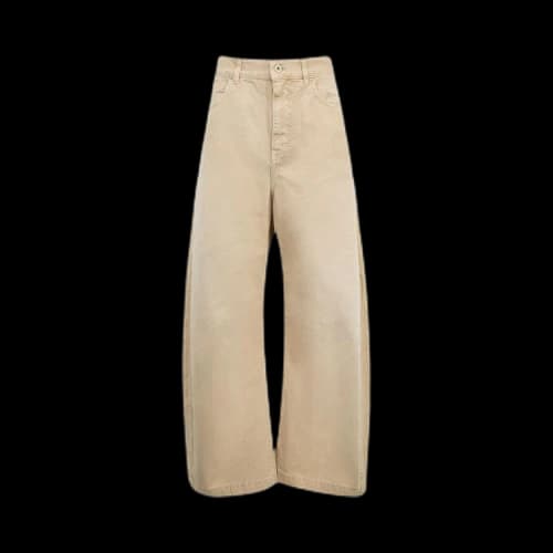 Loewe Barrel Trousers 'Light Beige'