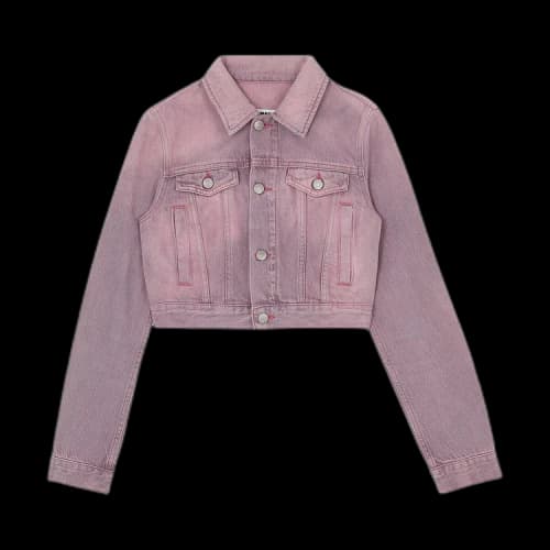 MM6 Maison Margiela Denim Sports Jacket 'Pink'