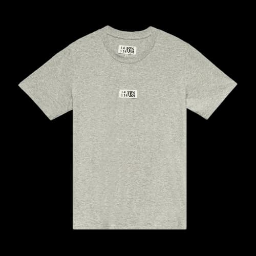 MM6 Maison Margiela Jersey Logo Tee 'Grey Melange'