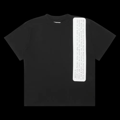 MM6 Maison Margiela Description Print T-Shirt 'Black'