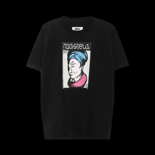 MM6 Maison Margiela Graphic Print Cotton T-Shirt 'Off White'