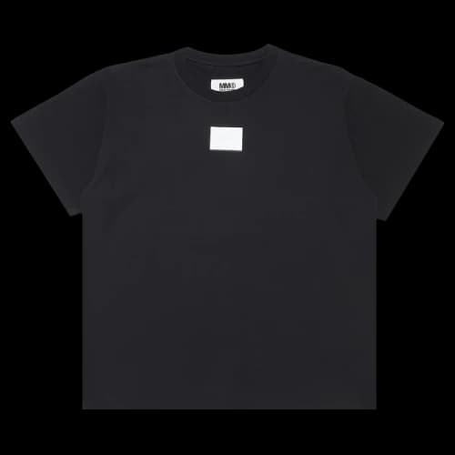 MM6 Maison Margiela Logo Patch Printed T-Shirt 'Black'