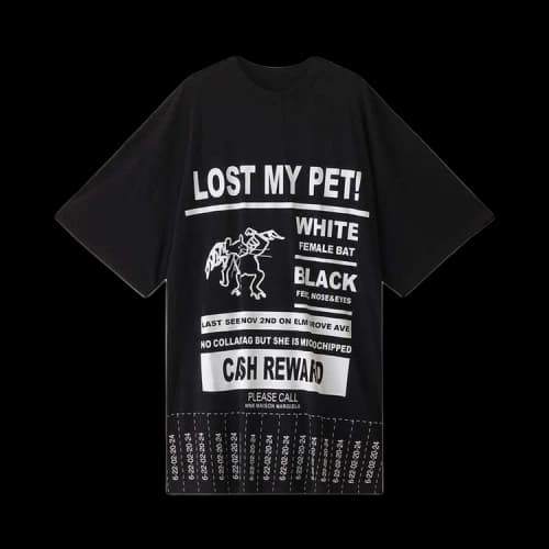 MM6 Maison Margiela Oversized T-Shirt 'Black'
