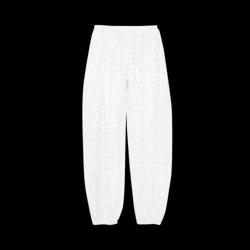 MM6 Maison Margiela Logo Printed Balloon Pants 'White'