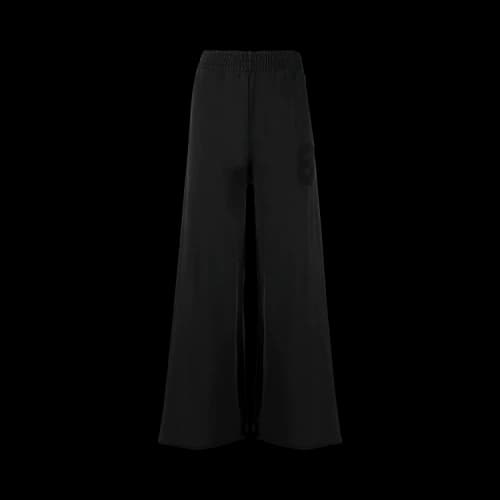 MM6 Maison Margiela Elastic Waist Wide Leg Pants 'Black'