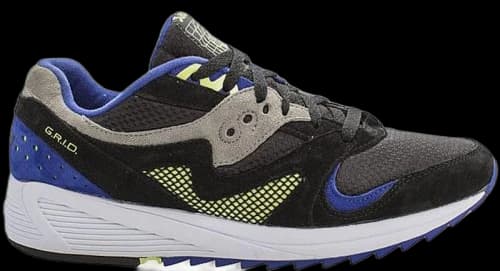 Saucony Grid 8000 Black Grey Purple