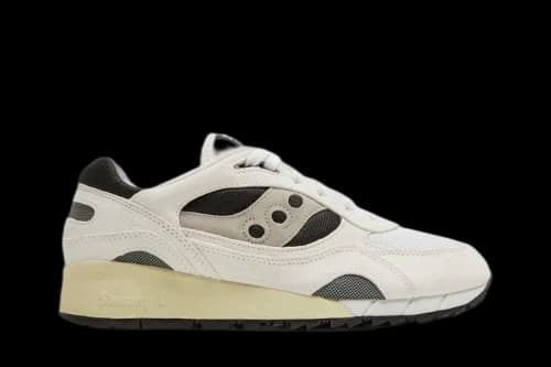 Saucony Shadow 6000 White Black Grey