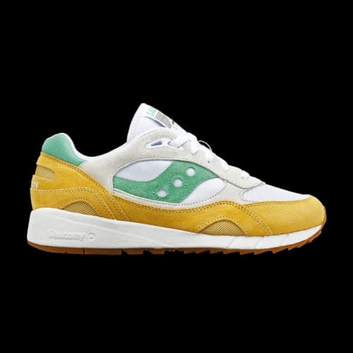 Saucony Shadow 6000 'White Green Mustard'
