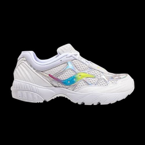 Saucony Grid Web Iridescent White