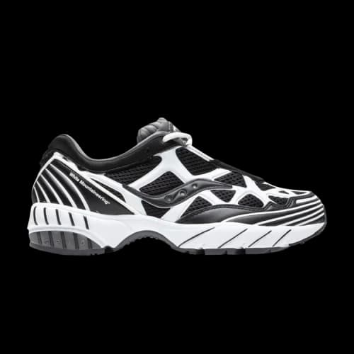 Saucony White Mountaineering x Grid Web 'Black White'