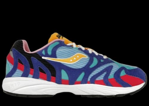 Saucony Grid Azura 2000 Corduroy Patchwork Multi-Color
