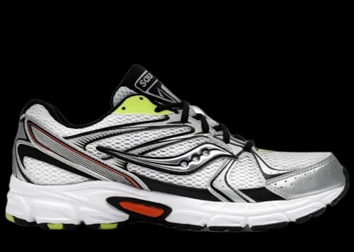 Saucony Grid Ride Millennium White Silver Lime Orange