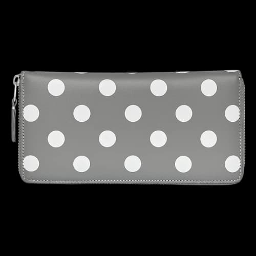 Comme des Garçons Polka Dot Printed Wallet 'Grey'