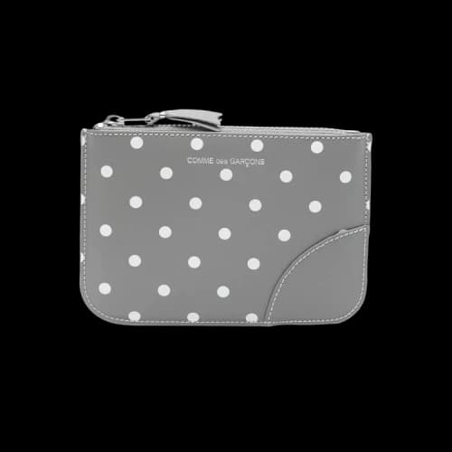 Comme des Garçons Polka Dot Printed Wallet 'Grey'