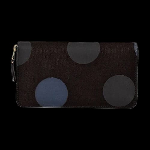 Comme des Garçons Wallet Polka Dot Printed Wallet 'Black'