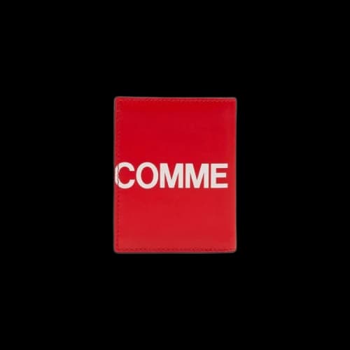 Comme des Garçons Huge Logo Wallet 'Red'