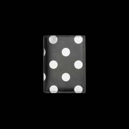 Comme des Garçons Wallet Polka Dot Printed Wallet 'Black'