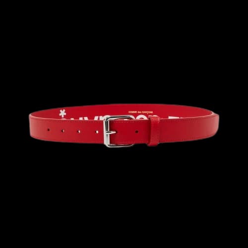 Comme des Garçons Huge Logo Belt 'Red'