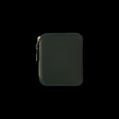 Comme des Garçons Classic Leather Line Zipper Wallet 'Bottle Greem'