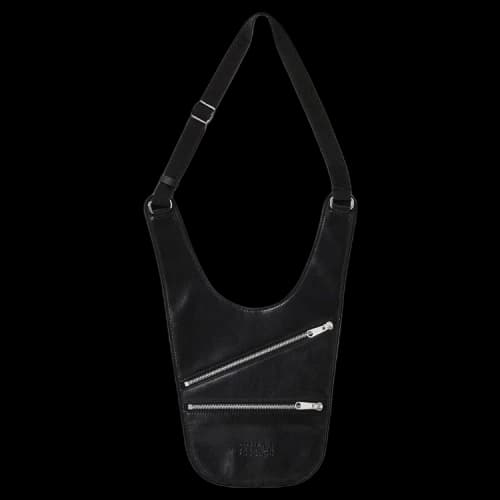MM6 Maison Margiela Flat Saddle Mini Bag 'Black'