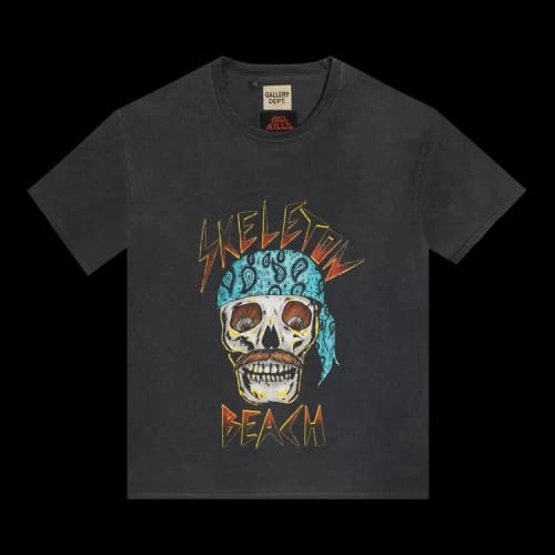 Gallery Dept. Skeleton Beach Tee 'Light Vintage Black'