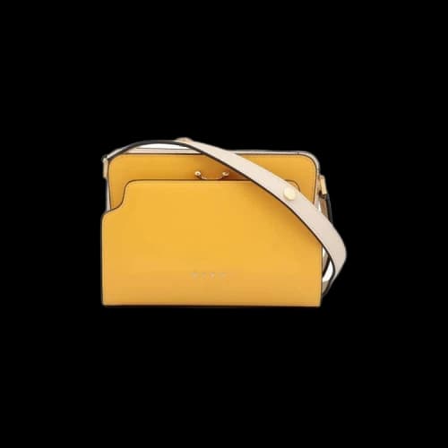 Marni Trunk Reverse Mini Crossbody Bag 'Yellow'