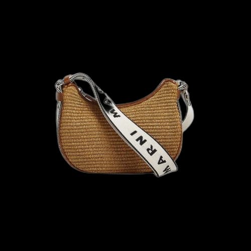 Marni Small Bey Bag 'Raw Sienna/Natural/Black'