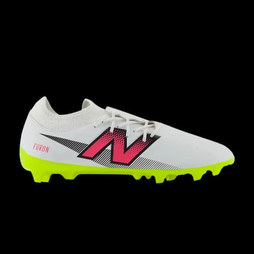 New Balance Furon Dispatch FG V7 White Hi-Lite Neon Pink