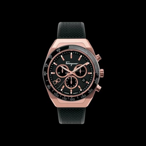 Ferragamo SLX Chronograph Watch 'Rose Gold'