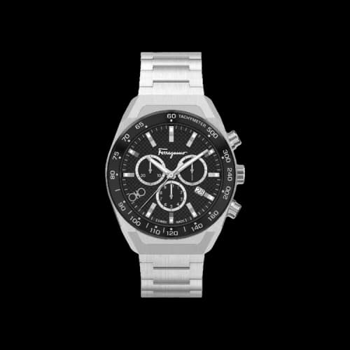 Ferragamo SLX Chronograph Watch 'Stainless Steel'