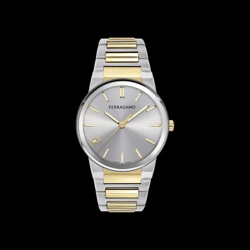 Ferragamo Infinity Sapphire Bracelet Watch 'Two-Tone'