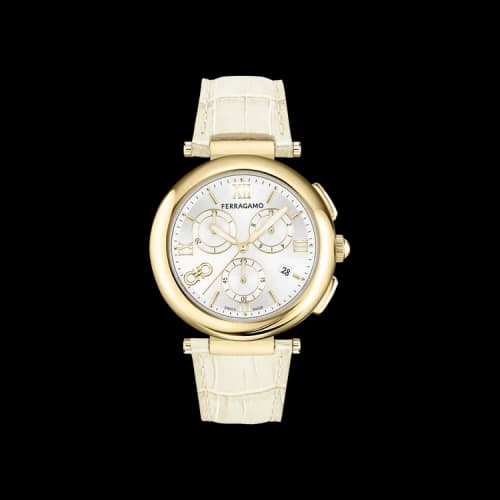 Ferragamo Legacy Chronograph Watch 'Gold'