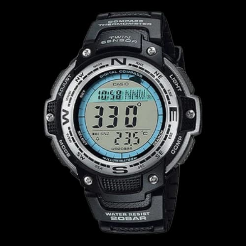 CASIO quartz waterproof Strap Gray 200 Meter waterproof Analog Mens