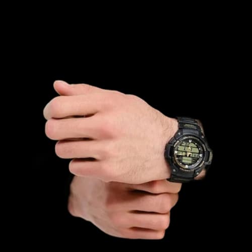 CASIO Male OUTGEAR Japan / South Korea Fashion Sports Black Analog/Digital Combo