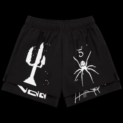 Sp5der VAA Double Layer Short 'Black'
