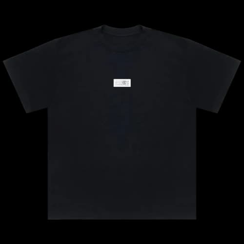 MM6 Maison Margiela Front Label T-Shirt 'Black'