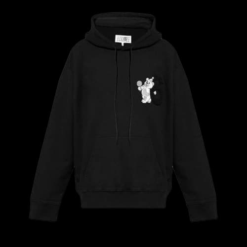 MM6 Maison Margiela Unbrushed Jersey Sweatshirt 'Black'