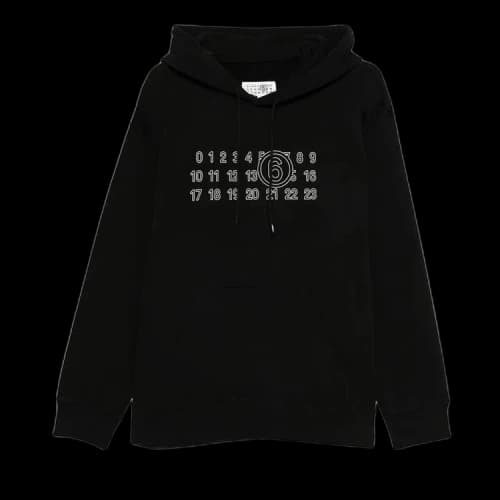 MM6 Maison Margiela Numeric Hoody 'Black'