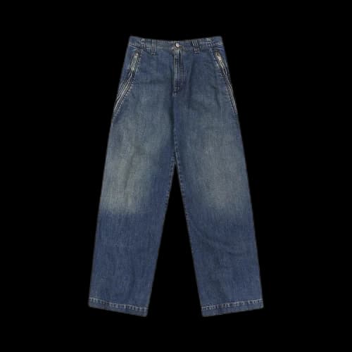 MM6 Maison Margiela Straight Leg Denim Trousers 'Blue'