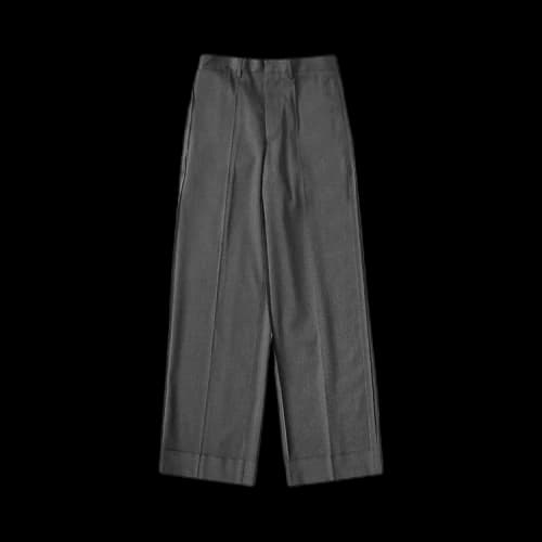 MM6 Maison Margiela Tailored Wool Pants 'Dark Grey Melange'