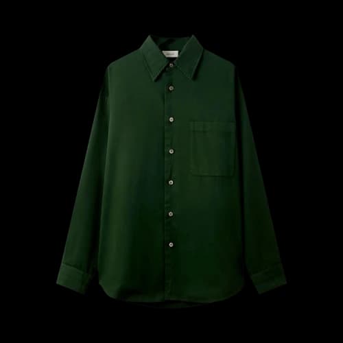 Lemaire Relaxed Shirt 'Hunter Green'