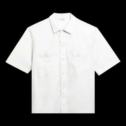 Lemaire Short-Sleeve Pyjama Shirt 'Pale Mastic'