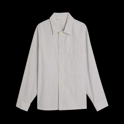 Lemaire Pajama Shirt 'Creamy White/Taupe/Black'