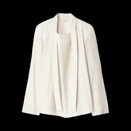 Lemaire Ascot Blouse 'Light Cream'