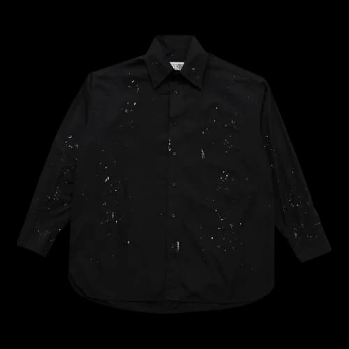 MM6 Maison Margiela Paint Residue Shirt 'Black'