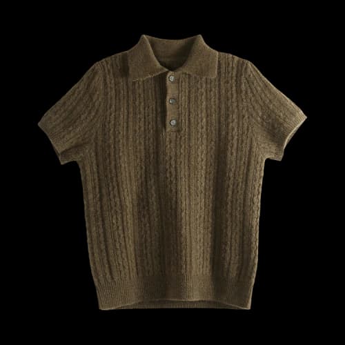 MM6 Maison Margiela Polo Shirt 'Brown'
