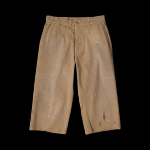 MM6 Maison Margiela Paint Splatter Skater Shorts 'Natural'